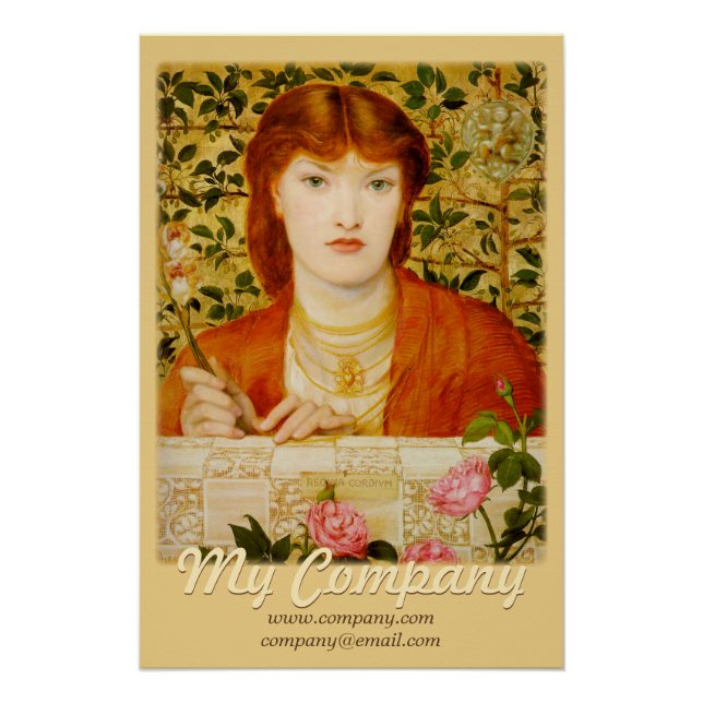 Poster Rossetti Regina Cordium CC0650 Publicité (Devant)