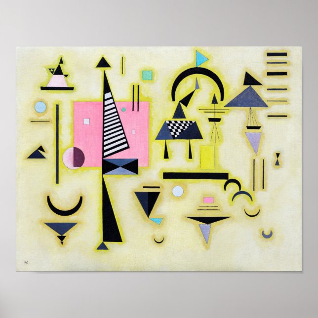 Poster Rosy définitif, Wassily Kandinsky (Devant)