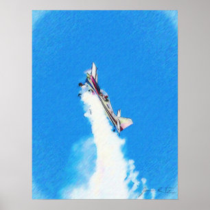 Poster Rotation de lame de couteau