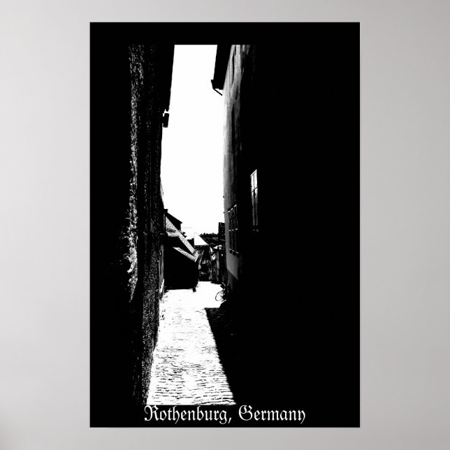 Poster Rothenburg Alley (Devant)