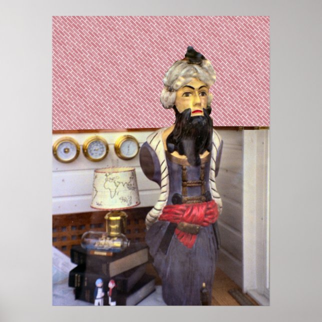 Poster Rotterdam, tête de proue des navires du XIXe siècl (Devant)