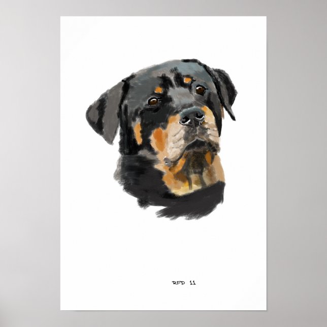 Poster Rottweiler (Devant)