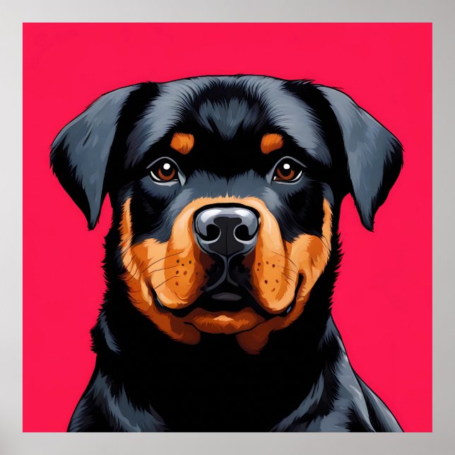 Poster Rottweiler (Devant)