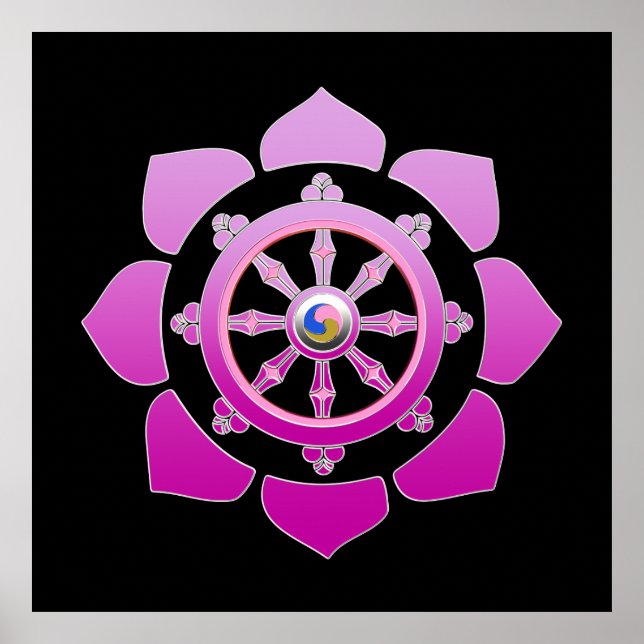 Poster Roue de Dharma (Devant)