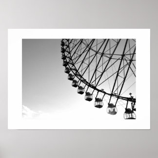 Poster Roue de Ferris au crépuscule : Tokyo