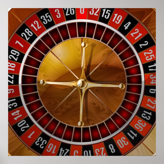 Poster Roue de Roulette (Devant)