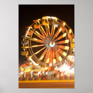 Poster Roue des lumières