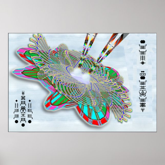 Poster Roue d'Ezekiel (Devant)