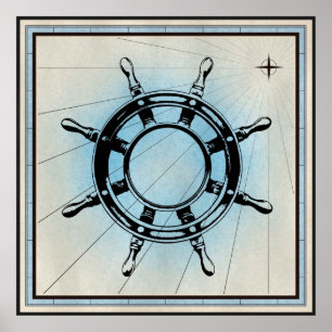 Poster Roue du navire