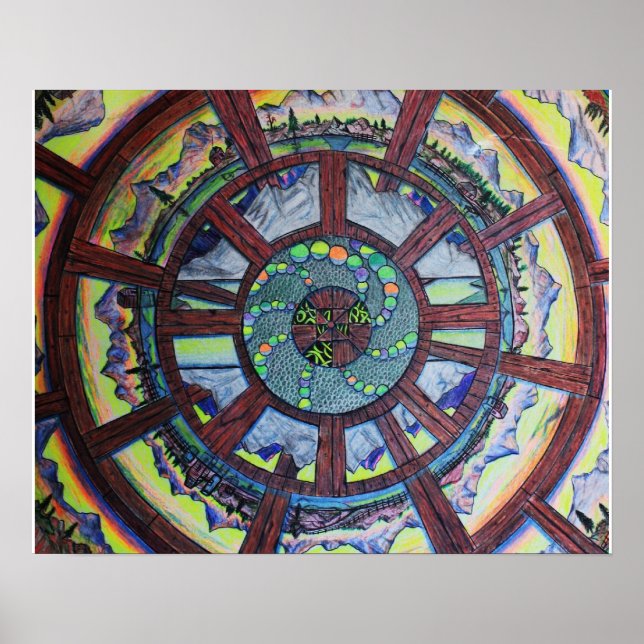 Poster Roue du temps (Devant)