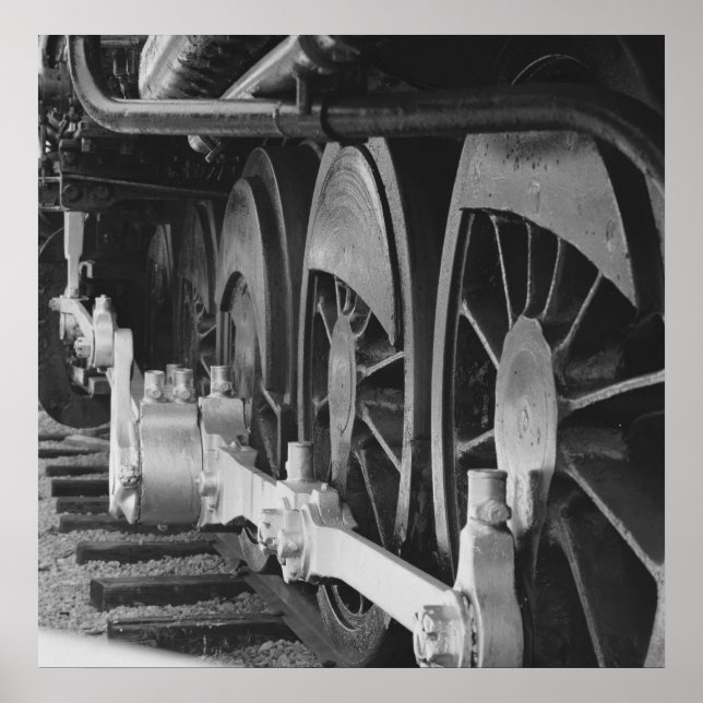 POSTER ROUES D'ACIER # 6 (Devant)