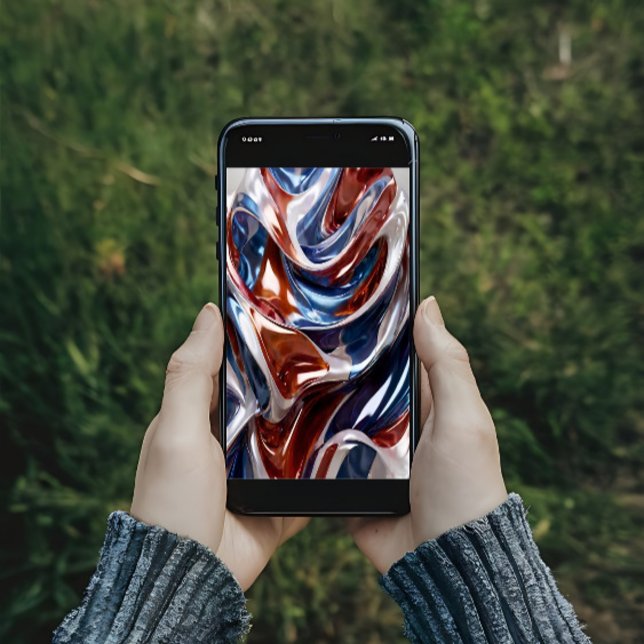 Poster Rouge, blanc et bleu (Créateur téléchargé)