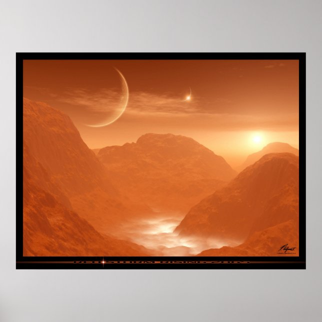 POSTER ROUGE DE LA TEMPÊTE 2065 (Devant)