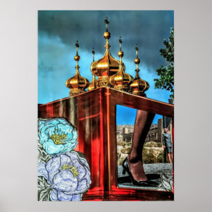 Poster Rouge Désert