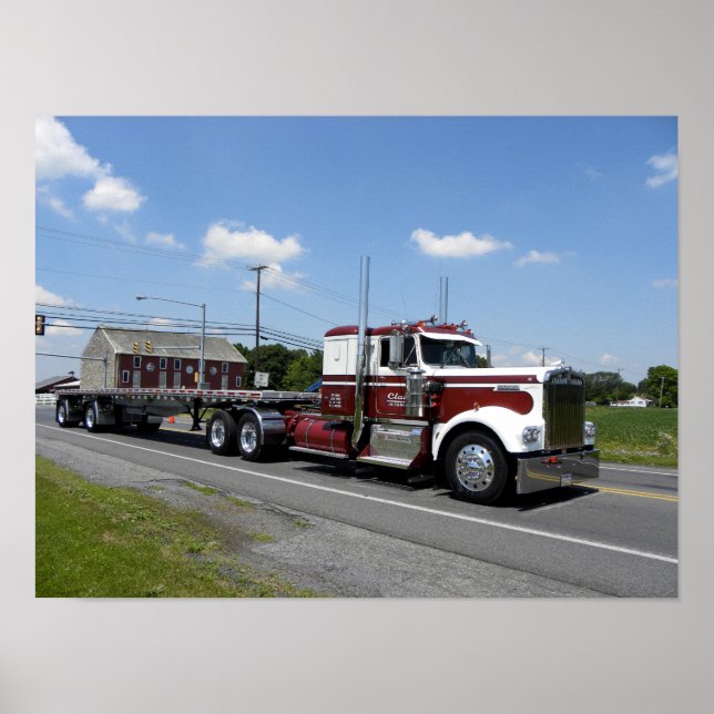 Poster rouge et blanc Otis W900A (Devant)