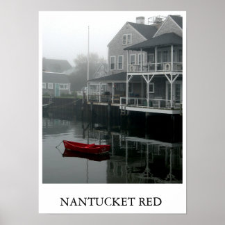 Poster Rouge Nantucket