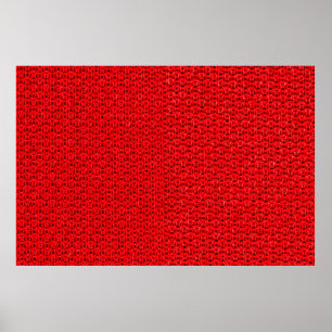 Poster Rouge sportsweat tissu texture closeup photo backg