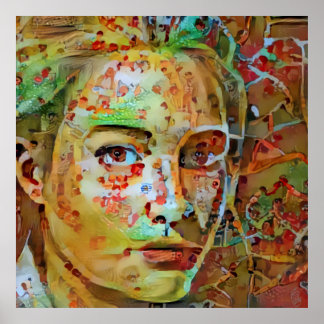 Poster Rougeole Confetti