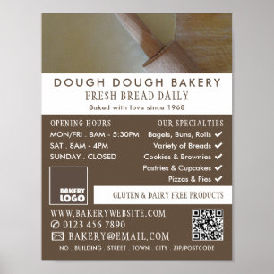 Poster Roulette et pâtisserie, boulangeries, boulangerie 