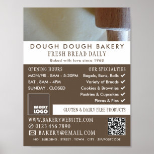 Poster Roulette et pâtisserie, boulangeries, boulangerie 
