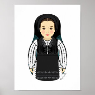 Poster roumain Matryoshka