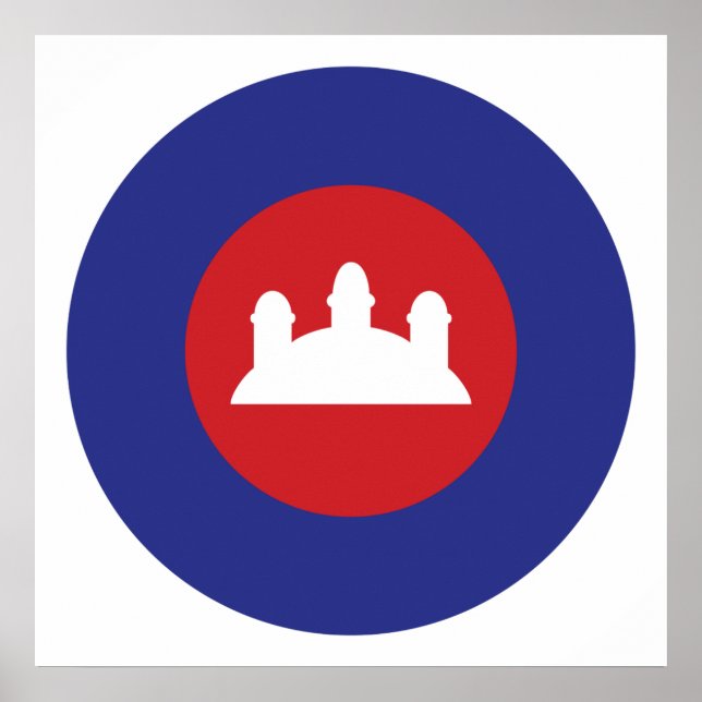 Poster Roundel cambodgien (Devant)