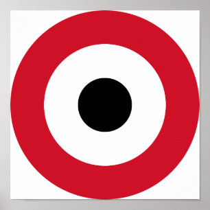 Poster Roundel de l'armée de l'air égyptienne