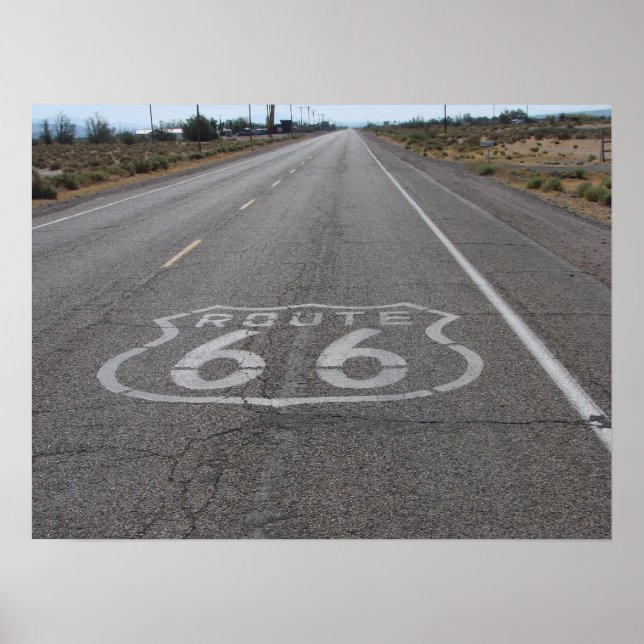 Poster Route 66 (Devant)