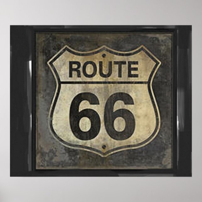 Poster Route 66 (Devant)