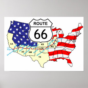 Poster Route 66