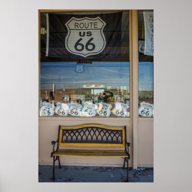 Poster Route 66 Storefront (Devant)