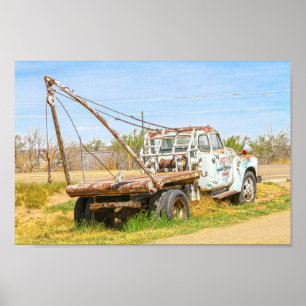 Poster Route 66 Tow Truck, Tucumcari, Nouveau-Mexique