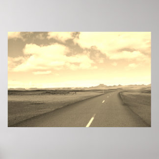 Poster Route de la Terre