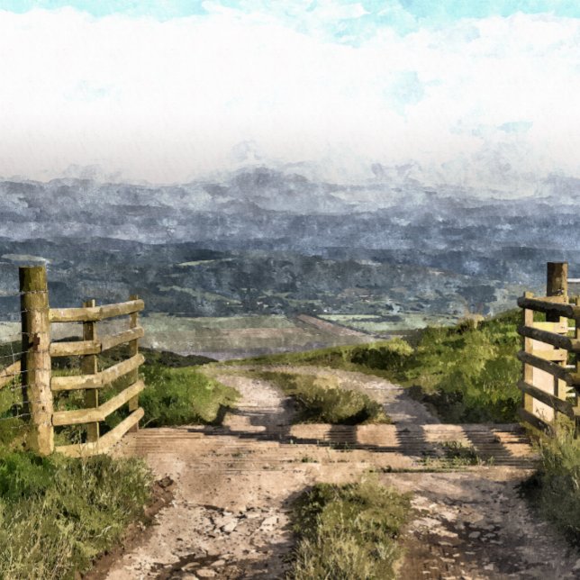 POSTER ROUTE DE MONTAGNE (Créateur téléchargé)