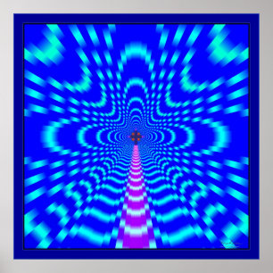 Poster Route de vitesse à croiser