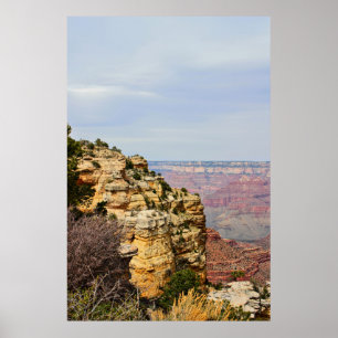Poster Route panoramique du Grand Canyon en bord de falai