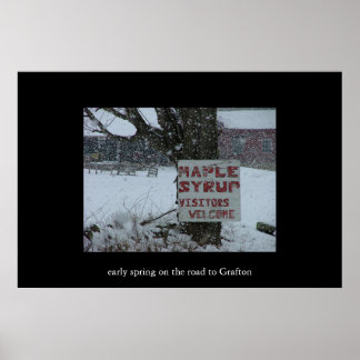 Poster route vers grafton