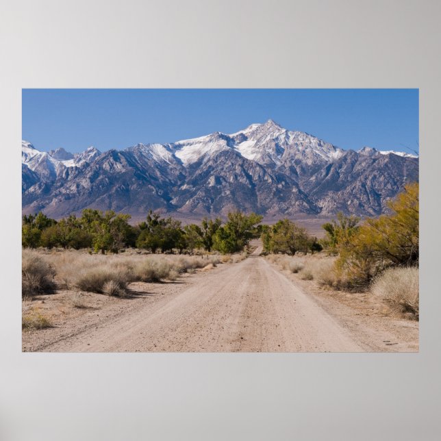 Poster Route vers les Sierras (Devant)