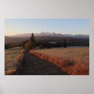 Poster Route vers Tatras