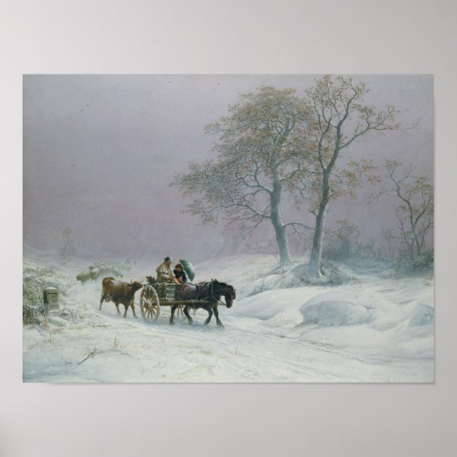 Poster Route vinicole pour le marché (Devant)