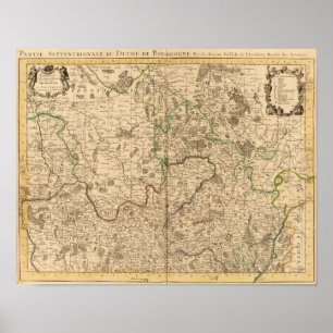 Poster Routes et champs de bataille romains