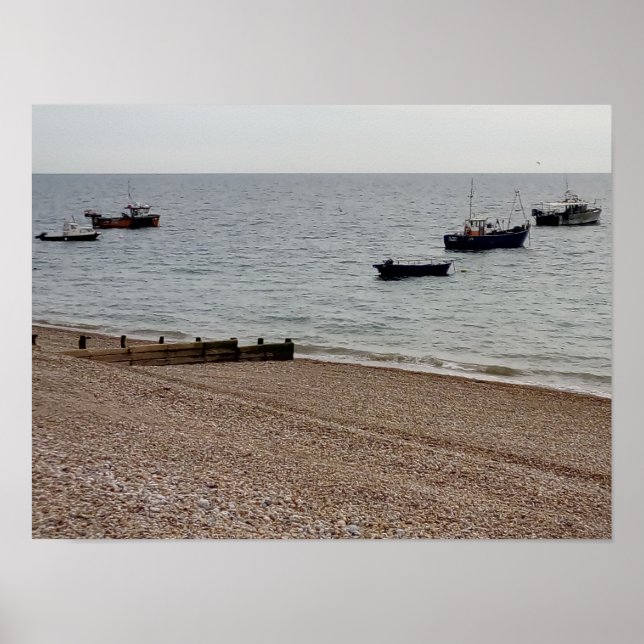 Poster Row Boats. (Devant)