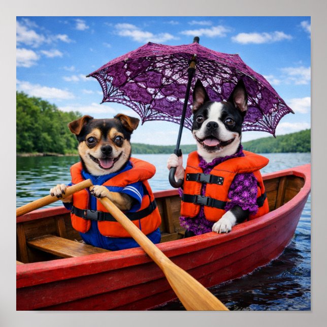 Poster "Row, Row, Row" (Devant)