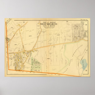 Poster Roxbury Ouest, Massachusetts