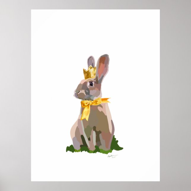 Poster Royal Bunny  (Devant)
