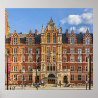 Royal College of Music : coucher du soleil.