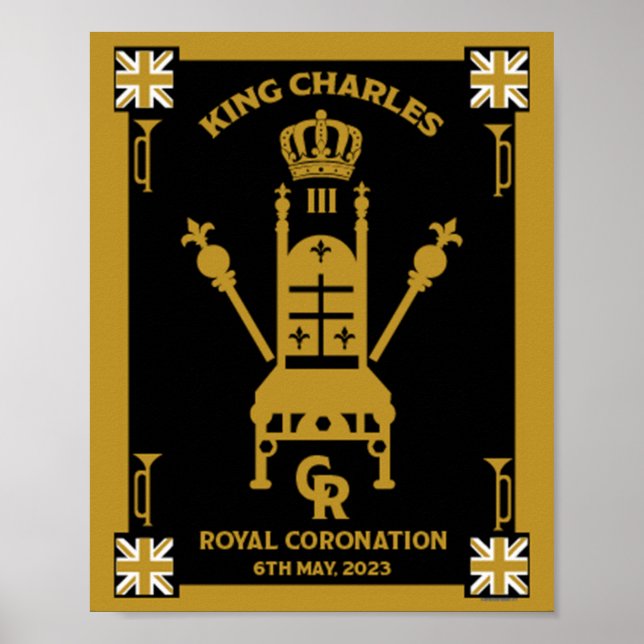 Poster Royal Coronation King Charles III (Devant)