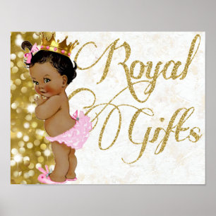 Poster Royal Gifts African Princess Parties scintillant r