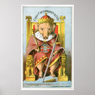Poster Royal Ham Vintage Food Ad Art