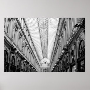 Poster Royal Saint Hubert Galleries, Brussels, Belgium